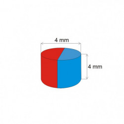 Magnes neodymowy – walec śr.4x4 N 80 °C, VMM4-N35