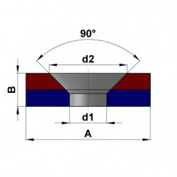 Magnetyczne zapięcie (zestaw) śr. 50 mm