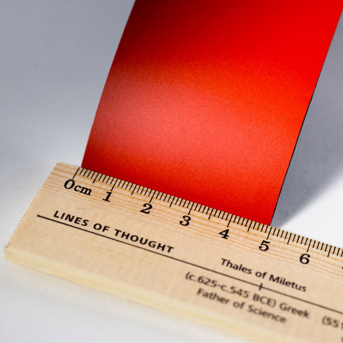 Pasek magnetyczny 50x0,6 mm czerwony