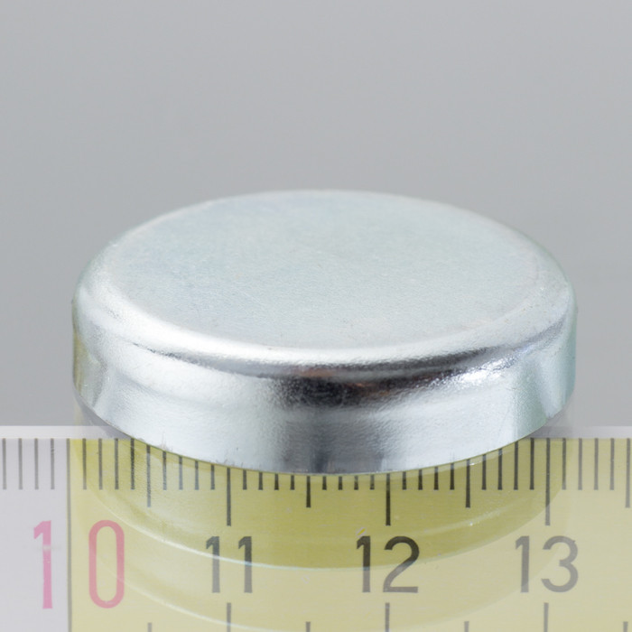 Soczewka magnetyczna płaska śr.32 x wysokość 7 mm – bez gwintu