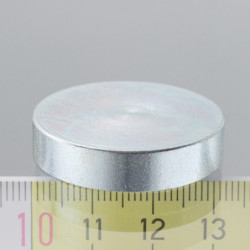 Soczewka magnetyczna płaska śr.32 x wysokość 7 mm – bez gwintu
