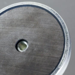 Soczewka magnetyczna śr.25 x wysokość 7 mm z gwintem wewnętrznym M4-6H