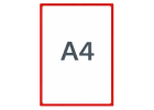 Kieszenie magnetyczne A4 (297 × 210 mm)