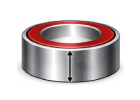 Magnesy neodymowe pierścienie o wysokości C 0–5 mm
