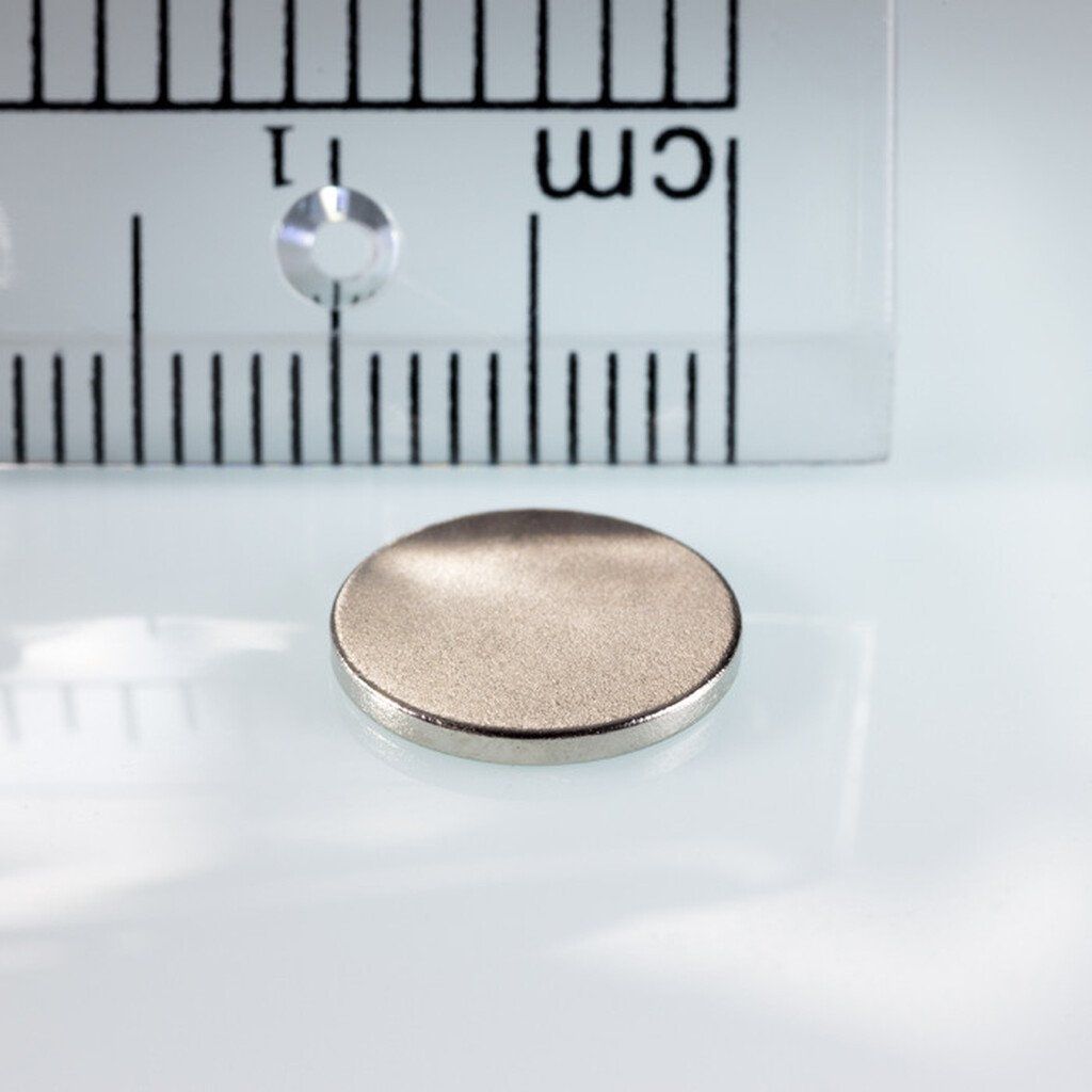 Magnes neodymowy walec średnica 10x1,5 mm do precyzyjniejszej pracy