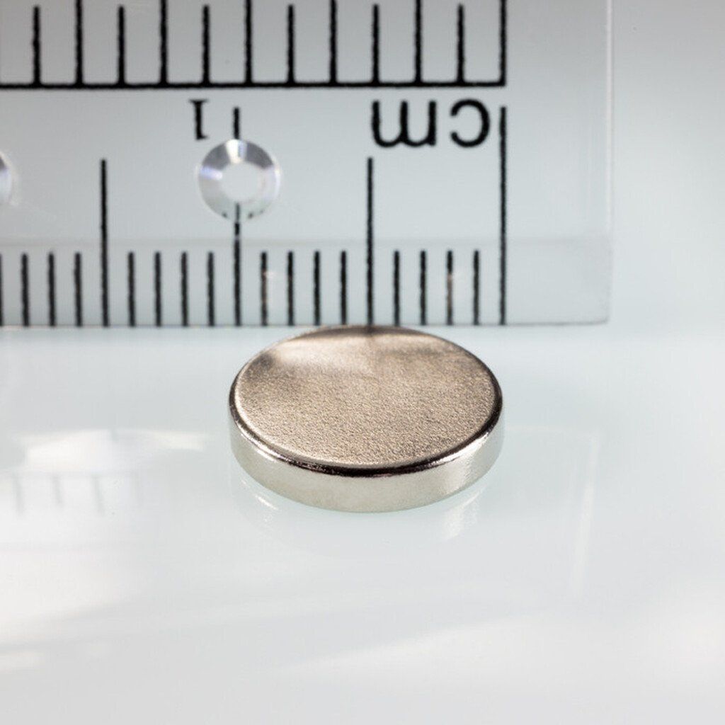 Magnes neodymowy walec średnica 10x2 mm do eksperymentów domowych i szkolnych