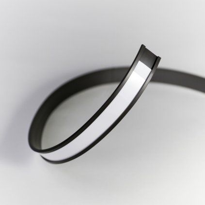 Etykieta magnetyczna o szerokości 20 mm z papierowym paskiem i przezroczystą folią ochronną