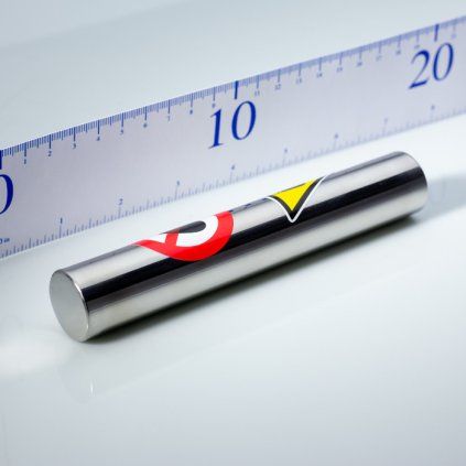 Stały neodymowy pręt separacyjny o średnicy 25 mm i długości 150 mm