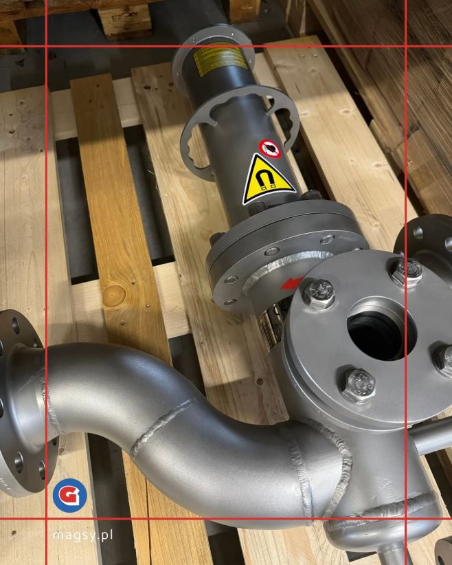 Spojrzenie na nasz przepływowy separator magnetyczny 🧲 Jest to separator magnetyczny do mieszanek ciekłych z ręcznym...