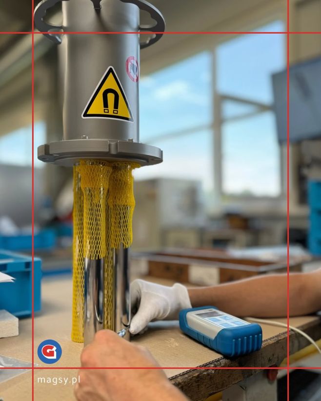 Dziś przybliżamy Wam, jak mierzymy siłę magnetyczną (indukcję) pręta magnetycznego w separatorze. Siła magnetyczna to...